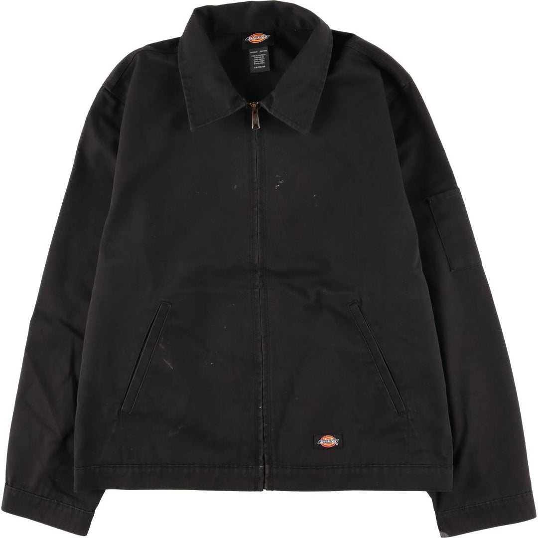 Dickies Work Jacket Men's Size L unclear black type Vintage Second Hand