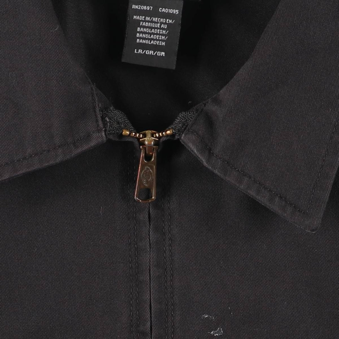Dickies Work Jacket Men's Size L unclear black type Vintage Second Hand