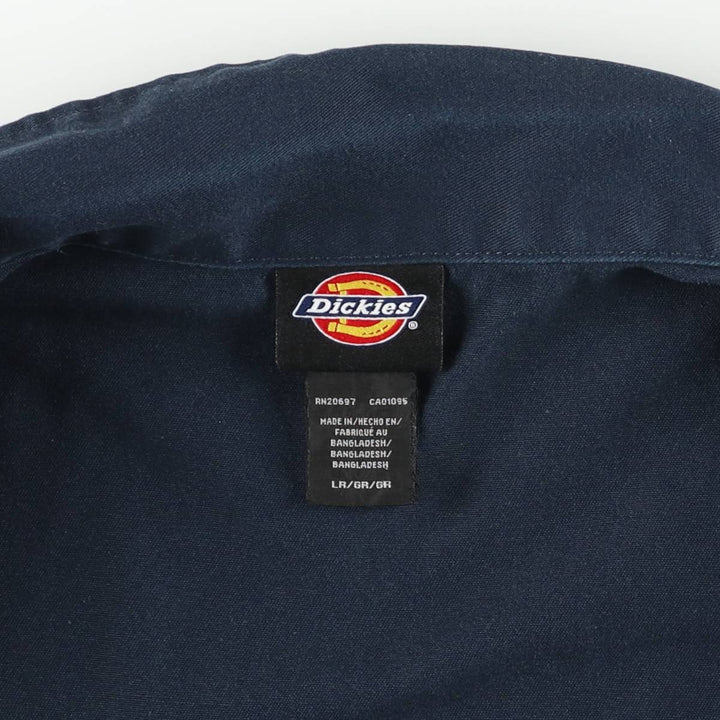 Dickies Work Jacket Men's Size L polyester navy blue type Vintage Second Hand