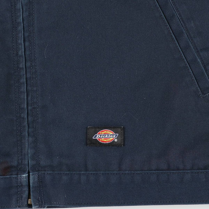 Dickies Work Jacket Men's Size L polyester navy blue type Vintage Second Hand