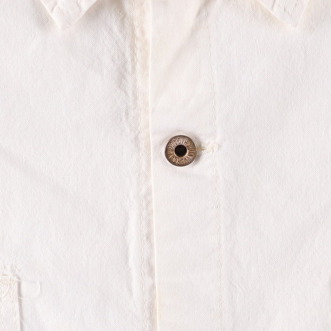 Oversized 90'S Universal Overall Stone Cutter Coverall, Made in USA, Men's XXXXL, Vintage cotton white type Vintage Second Hand