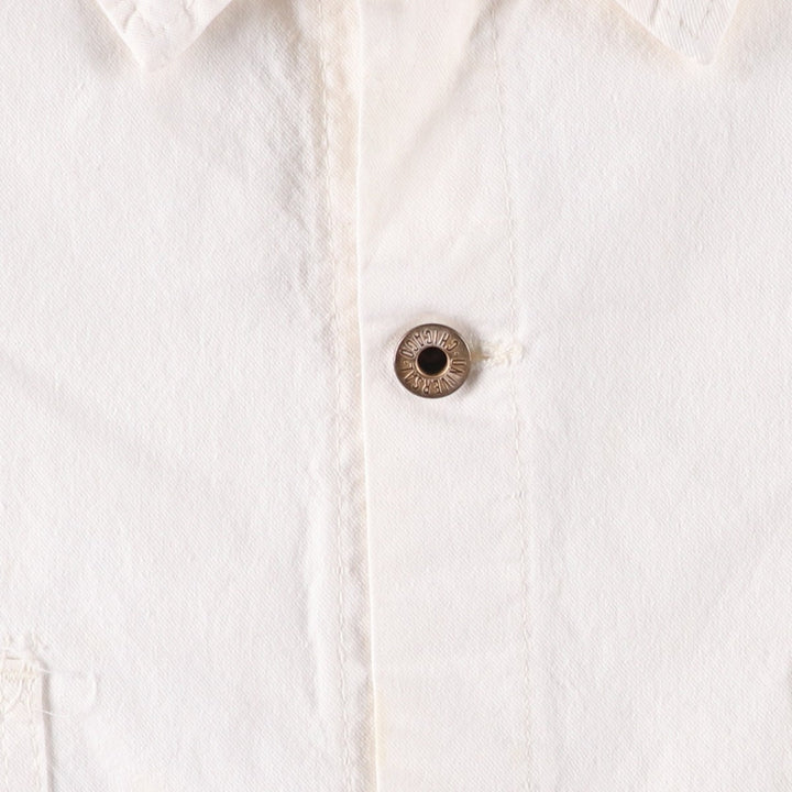 Oversized 90'S Universal Overall Stone Cutter Coverall, Made in USA, Men's XXXXL, Vintage cotton white type Vintage Second Hand