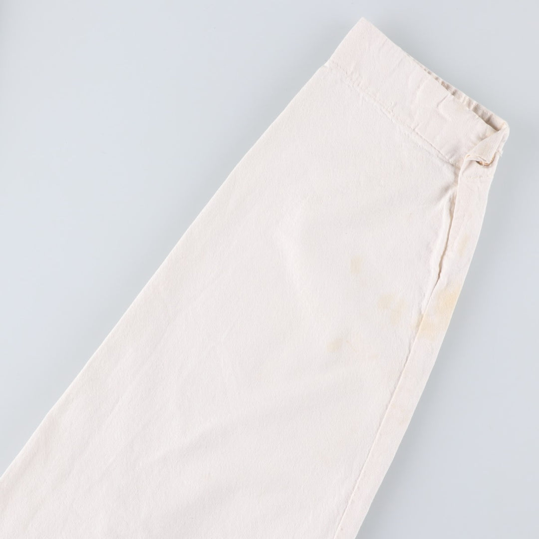 Oversized 90'S Universal Overall Stone Cutter Coverall, Made in USA, Men's XXXXL, Vintage cotton white type Vintage Second Hand