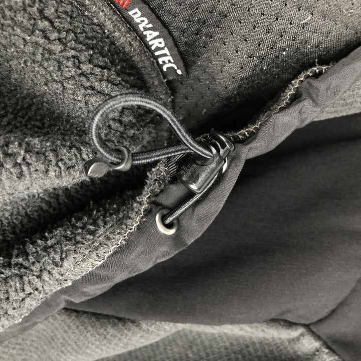 The North Face fleece jacket, size M, men's polyester black type Vintage Second Hand