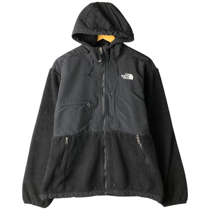 THE NORTH FACE Denali Hoodie Nylon x Fleece Parka Men's M size polyester black type Vintage Second Hand