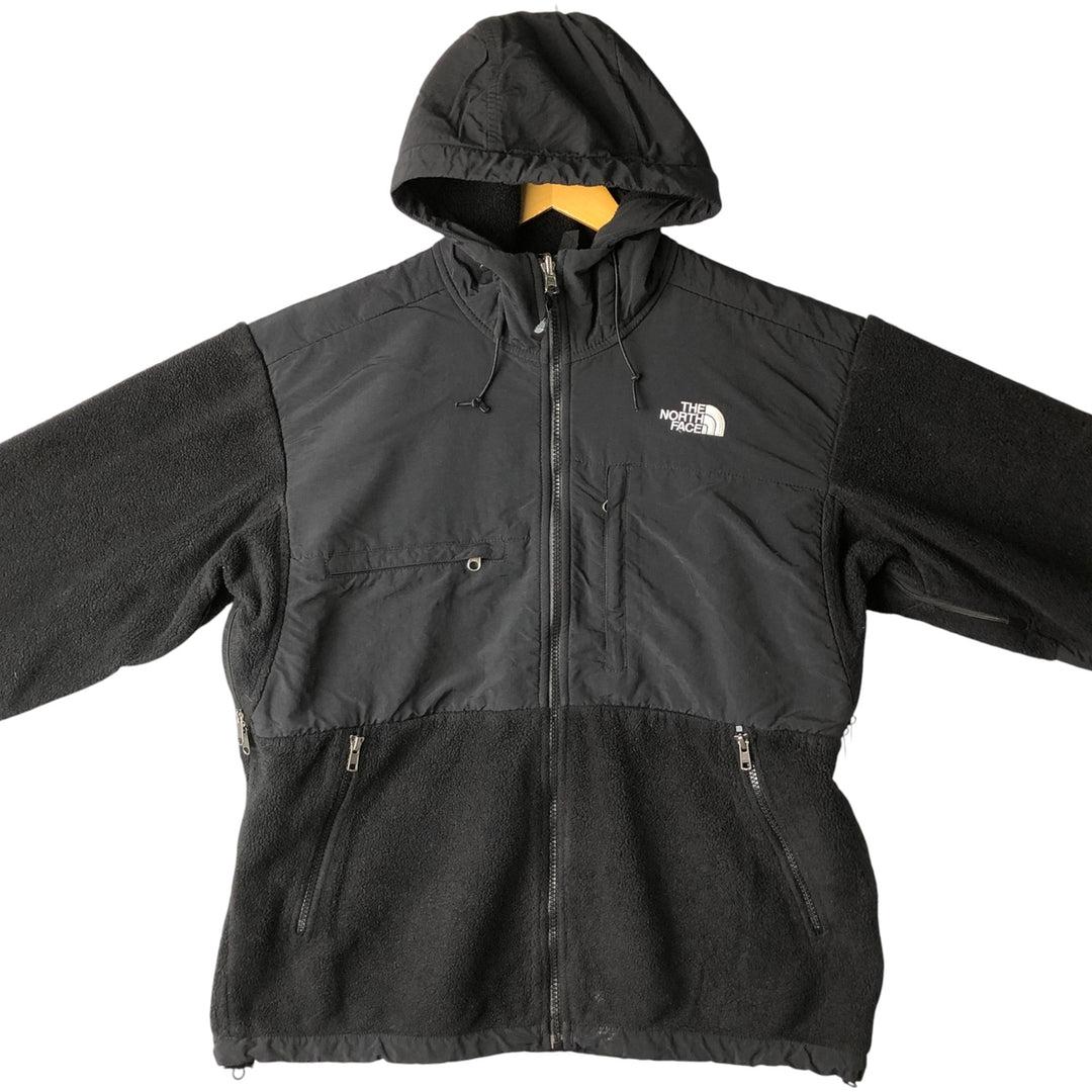 THE NORTH FACE Denali Hoodie Nylon x Fleece Parka Men's M size polyester black type Vintage Second Hand