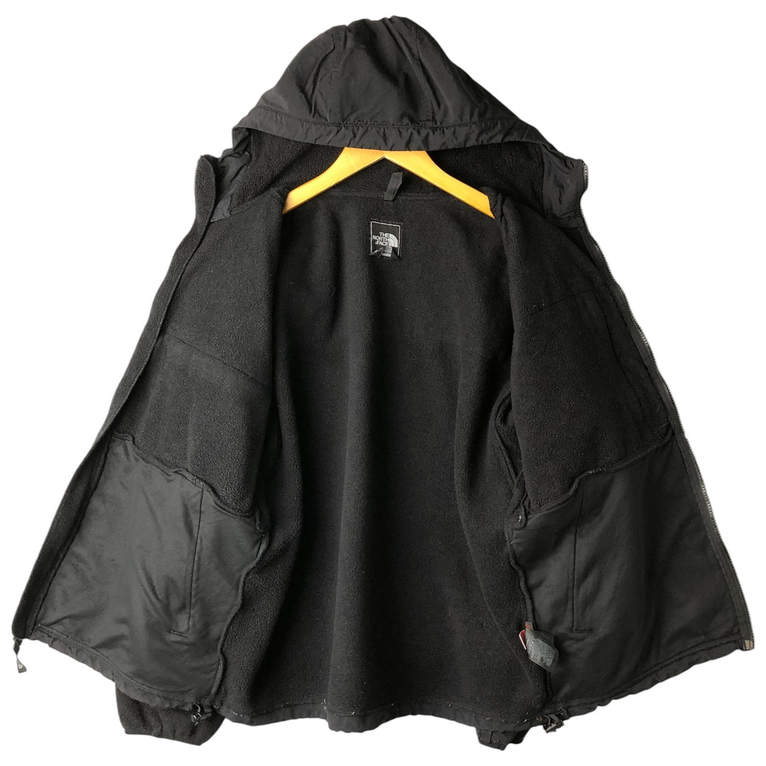 THE NORTH FACE Denali Hoodie Nylon x Fleece Parka Men's M size polyester black type Vintage Second Hand