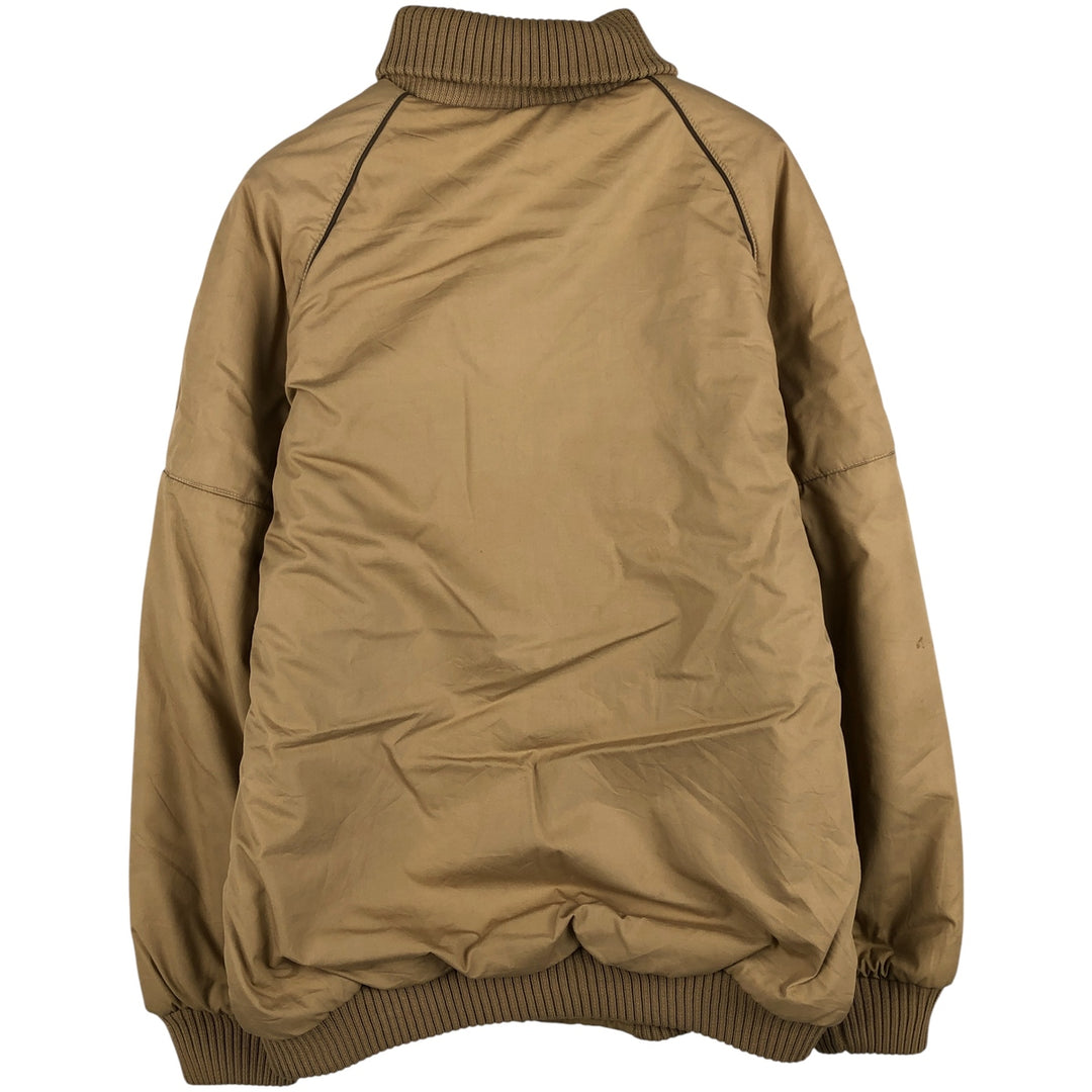 Vintage 80s-90'S C and A padded puffer jacket, made in Italy, size XS, men's polyester Beige type Vintage Second Hand
