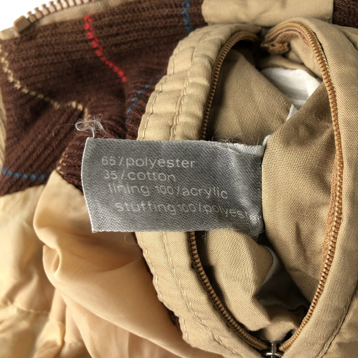 Vintage 80s-90'S C and A padded puffer jacket, made in Italy, size XS, men's polyester Beige type Vintage Second Hand