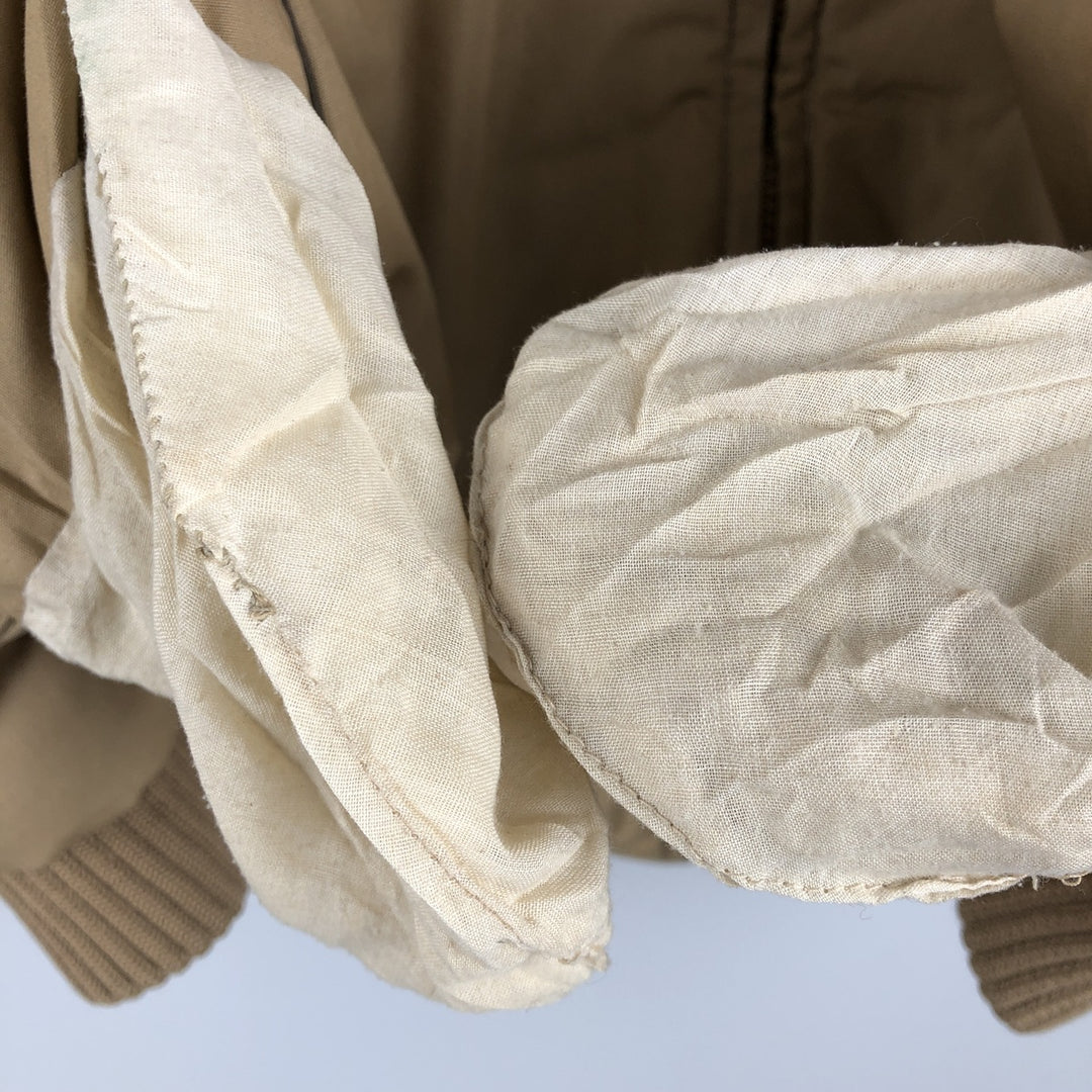 Vintage 80s-90'S C and A padded puffer jacket, made in Italy, size XS, men's polyester Beige type Vintage Second Hand