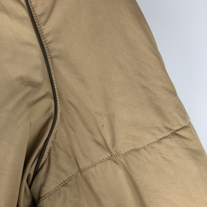 Vintage 80s-90'S C and A padded puffer jacket, made in Italy, size XS, men's polyester Beige type Vintage Second Hand