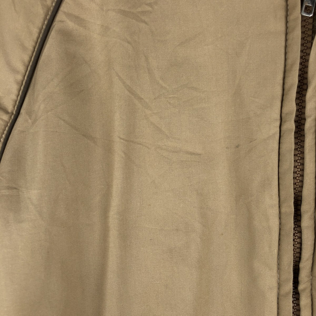 Vintage 80s-90'S C and A padded puffer jacket, made in Italy, size XS, men's polyester Beige type Vintage Second Hand