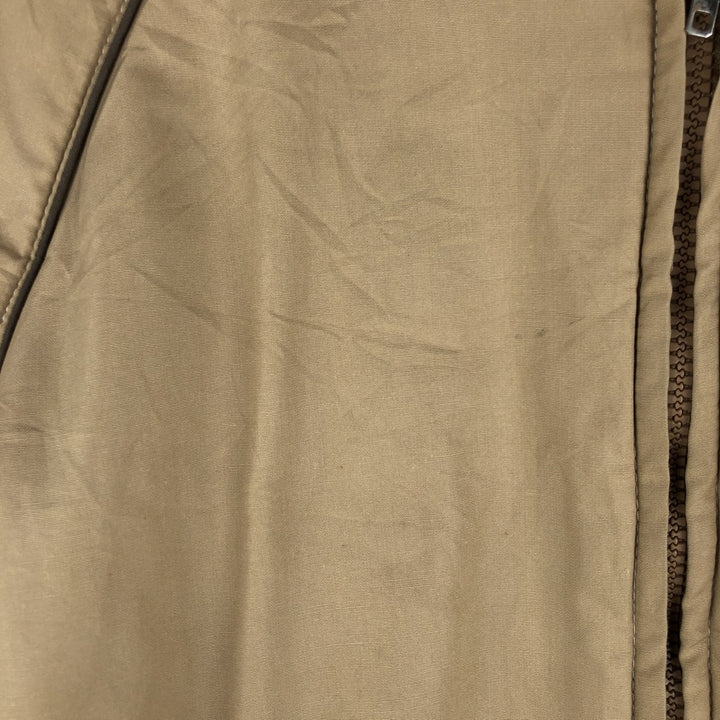 Vintage 80s-90'S C and A padded puffer jacket, made in Italy, size XS, men's polyester Beige type Vintage Second Hand
