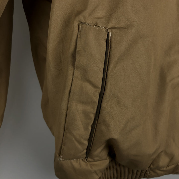 Vintage 80s-90'S C and A padded puffer jacket, made in Italy, size XS, men's polyester Beige type Vintage Second Hand