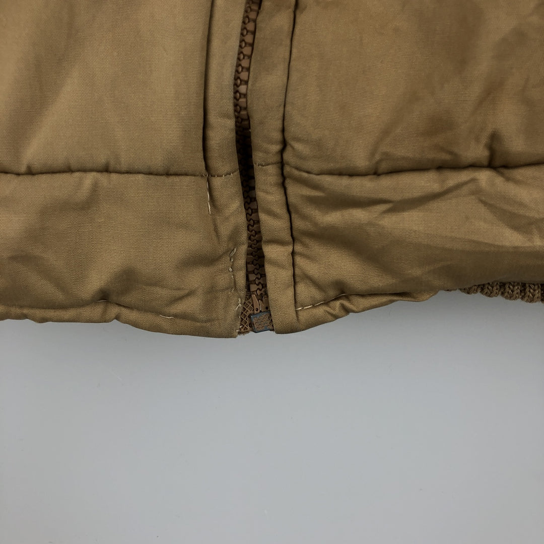 Vintage 80s-90'S C and A padded puffer jacket, made in Italy, size XS, men's polyester Beige type Vintage Second Hand