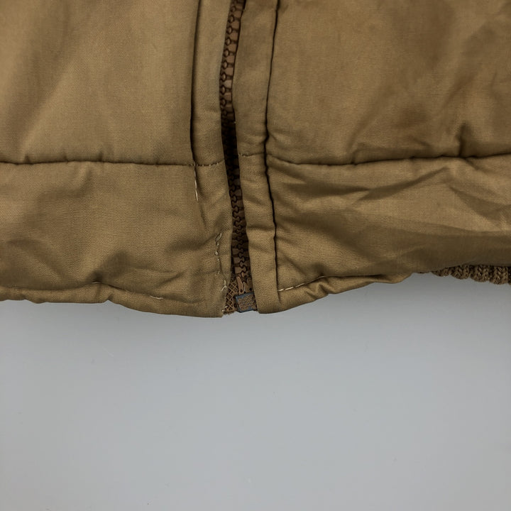 Vintage 80s-90'S C and A padded puffer jacket, made in Italy, size XS, men's polyester Beige type Vintage Second Hand