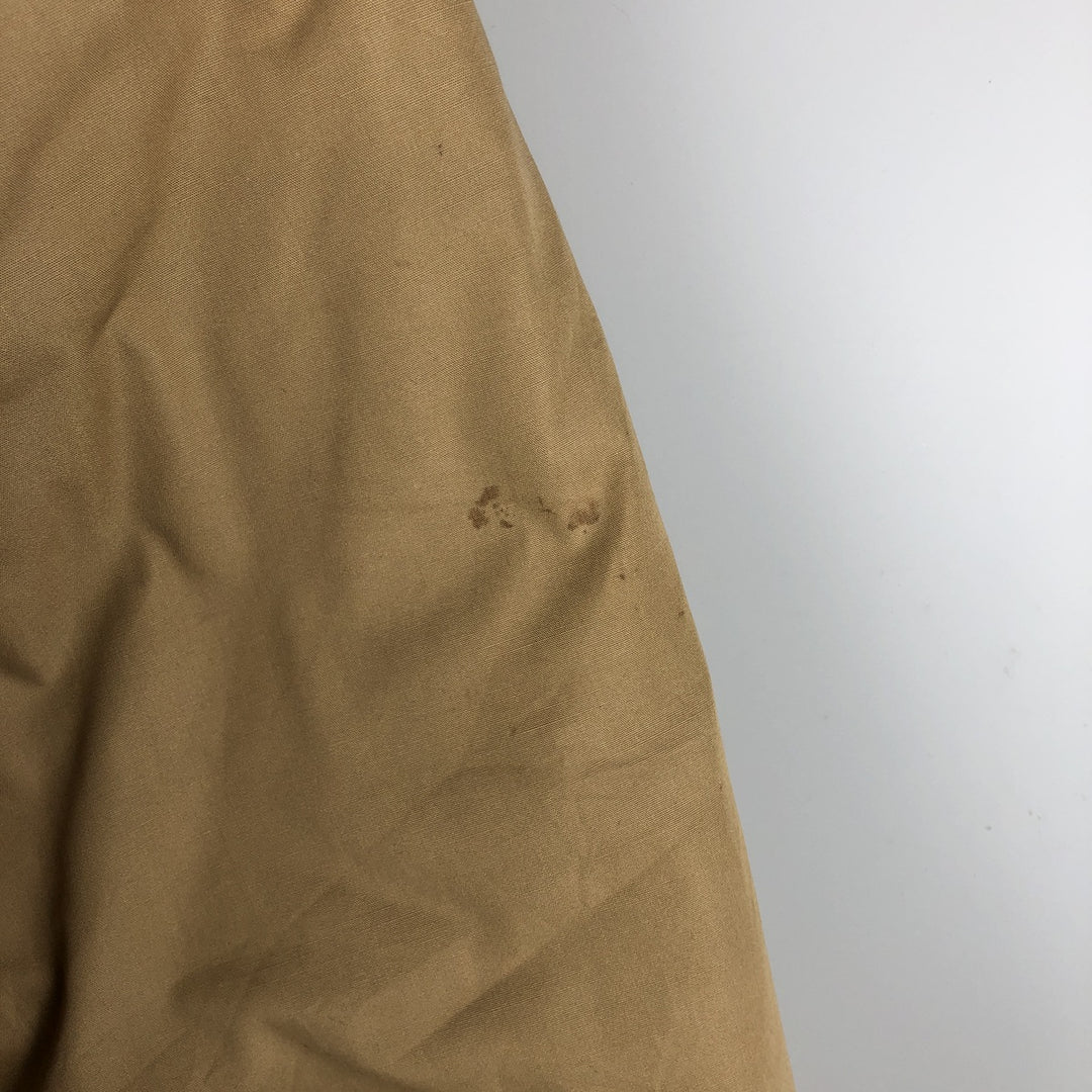 Vintage 80s-90'S C and A padded puffer jacket, made in Italy, size XS, men's polyester Beige type Vintage Second Hand