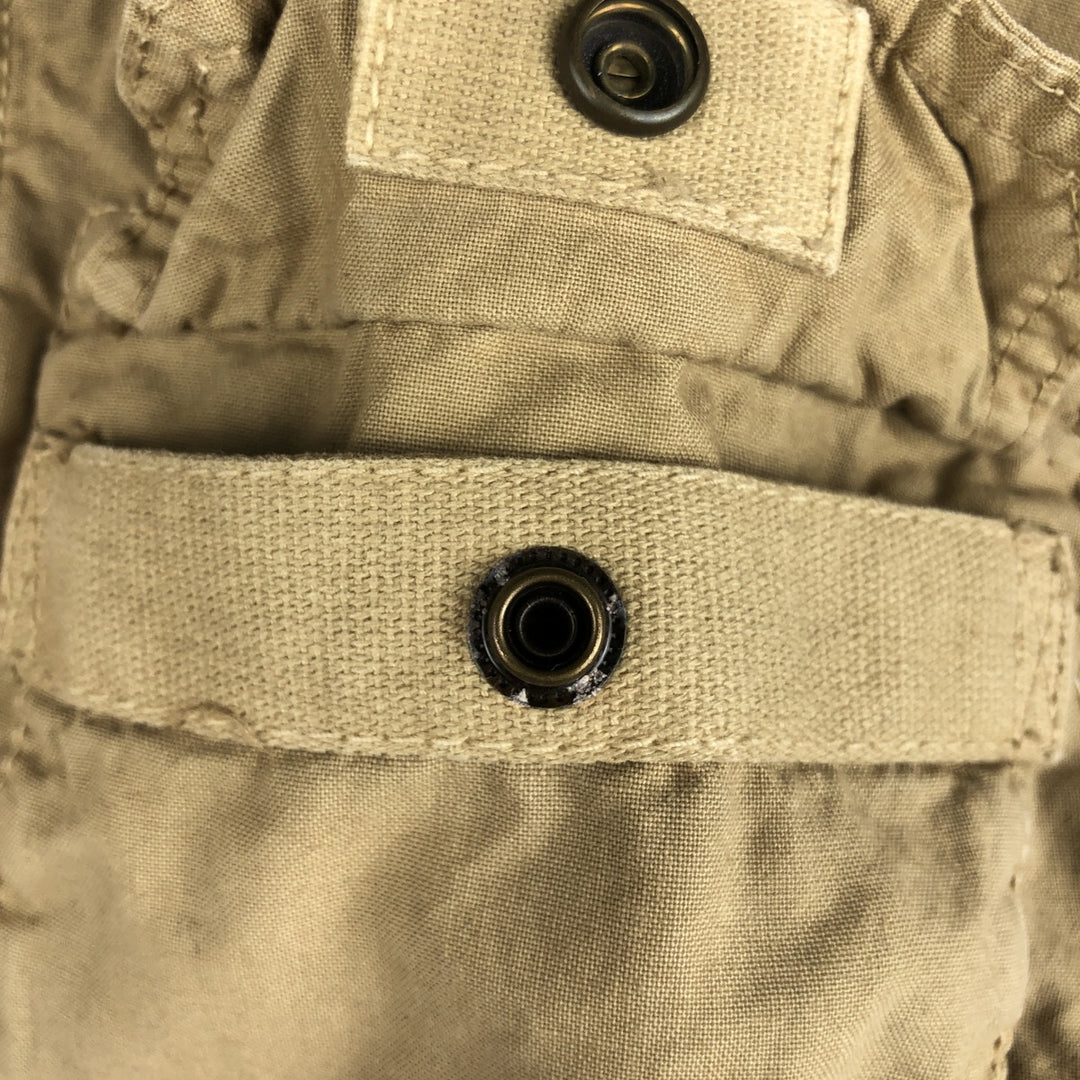 2000'S Ralph Lauren Polo Jeans Company stenciled cotton jacket, men's size M cotton Beige type Vintage Second Hand