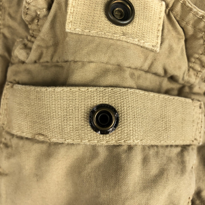 2000'S Ralph Lauren Polo Jeans Company stenciled cotton jacket, men's size M cotton Beige type Vintage Second Hand
