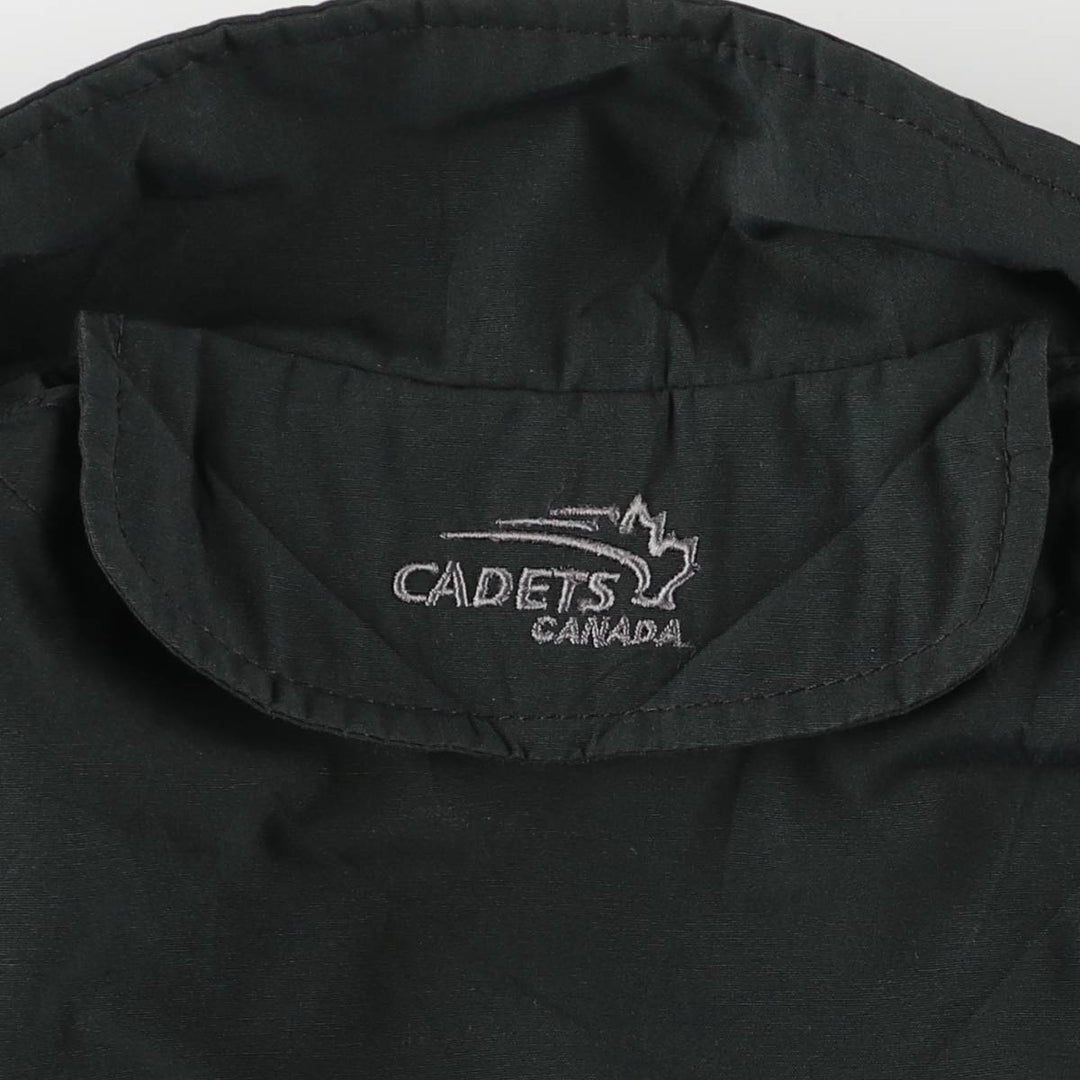 2000'S Canadian Cadet's CADANA Military Jacket 7036, Men's Size L unclear Green type dark green Vintage Second Hand