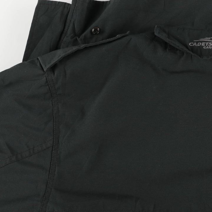 2000'S Canadian Cadet's CADANA Military Jacket 7036, Men's Size L unclear Green type dark green Vintage Second Hand