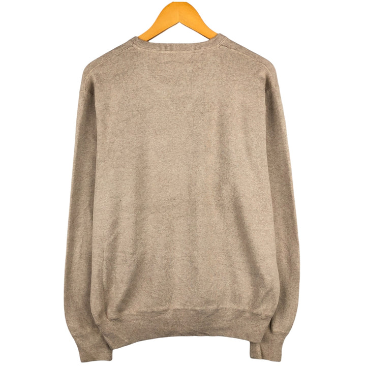 Ralph Lauren POLO by Ralph Lauren Cotton Knit Sweater Men's L size cotton Beige type Vintage Second Hand