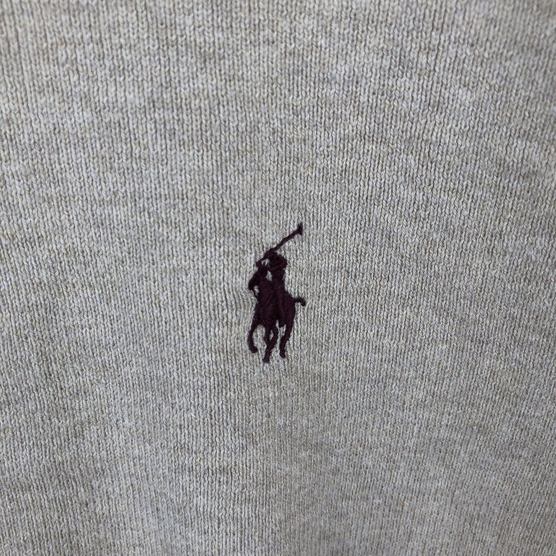 Ralph Lauren POLO by Ralph Lauren Cotton Knit Sweater Men's L size cotton Beige type Vintage Second Hand