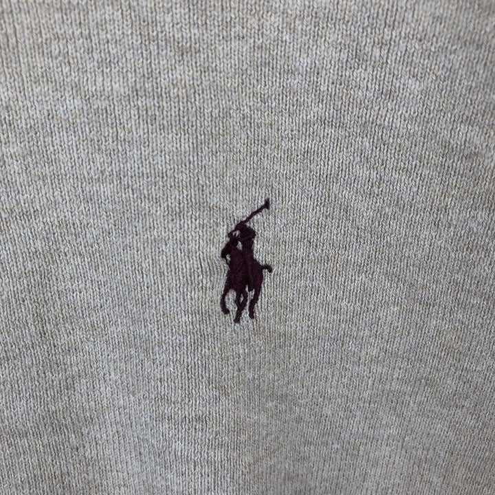 Ralph Lauren POLO by Ralph Lauren Cotton Knit Sweater Men's L size cotton Beige type Vintage Second Hand