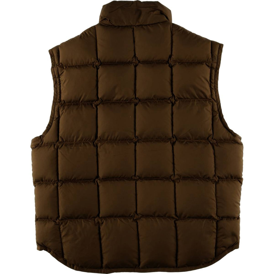 2000'S Ralph Lauren Polo Jeans Company down vest, men's size L polyester brown type Vintage Second Hand