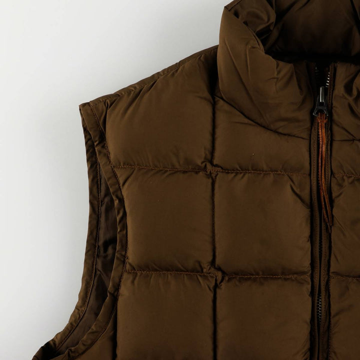 2000'S Ralph Lauren Polo Jeans Company down vest, men's size L polyester brown type Vintage Second Hand