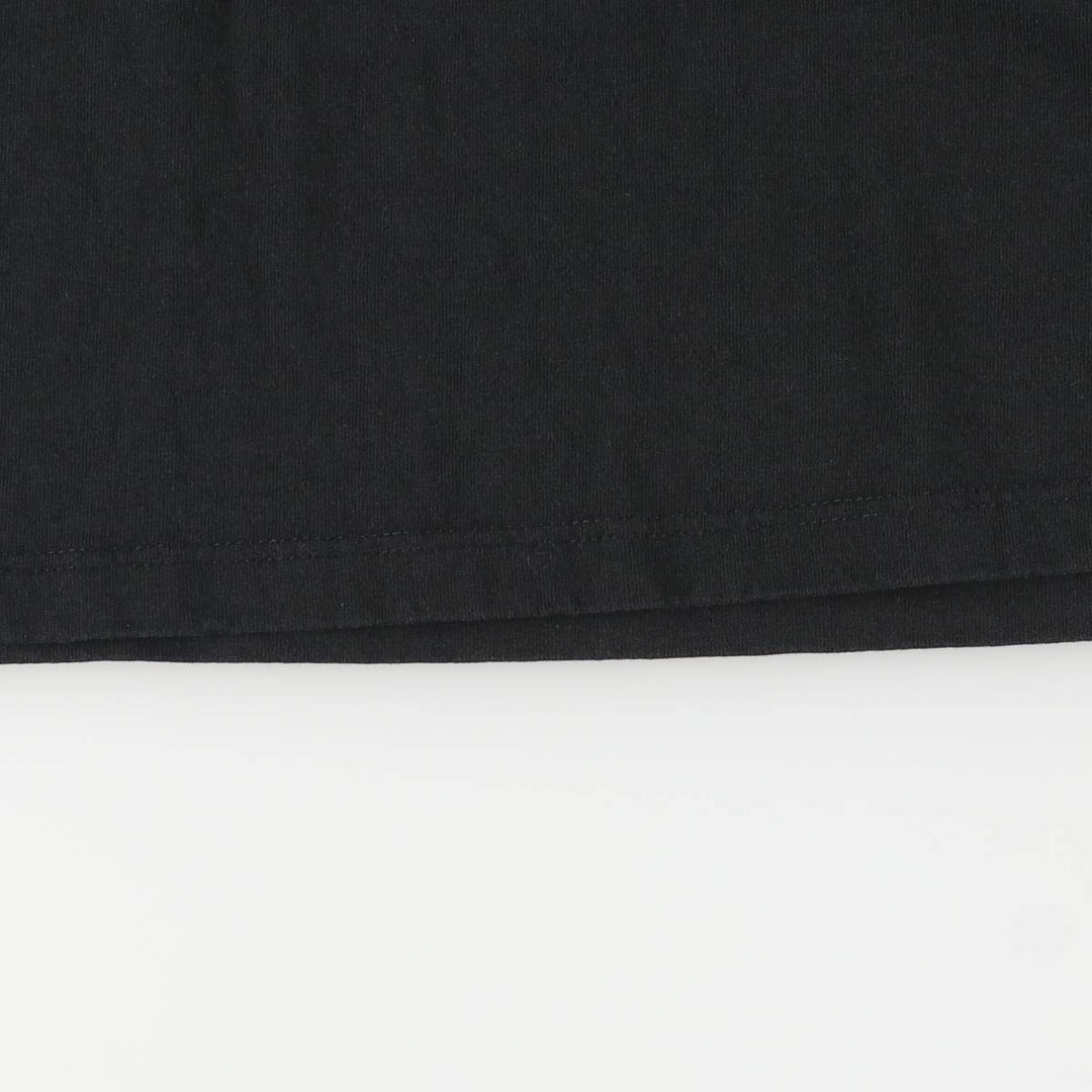 00'S Nike NIKE Long T-shirt Long T Men's XL size cotton black type Vintage Second Hand