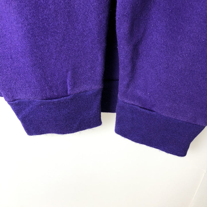 Vintage 1990'S Altex NFL Minnesota Vikings Print Sweatshirt, Made in USA, Men's Size Large acrylic purple type Vintage Second Hand