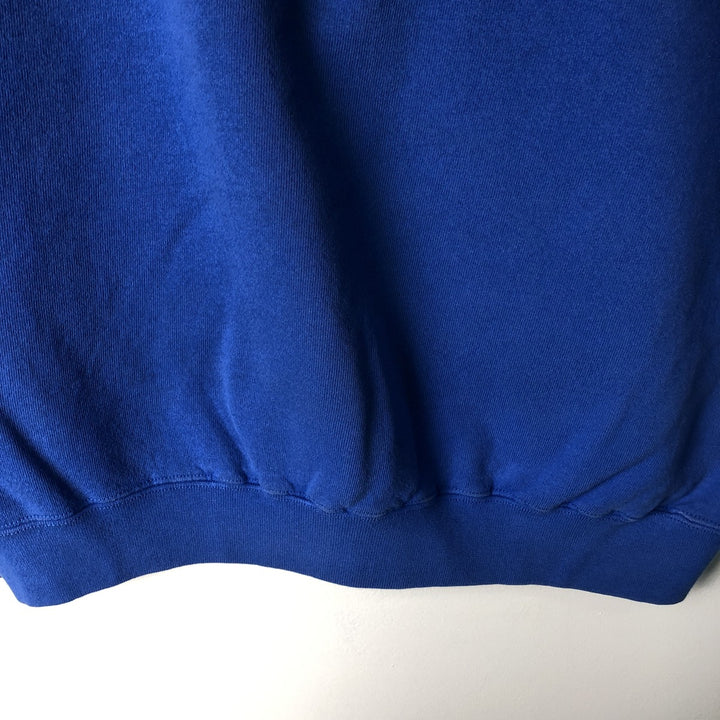 Vintage 90'S NFL Denver Broncos Logo ATHLETIC Print Sweatshirt, Made in USA, Men's Size L cotton blue type Vintage Second Hand