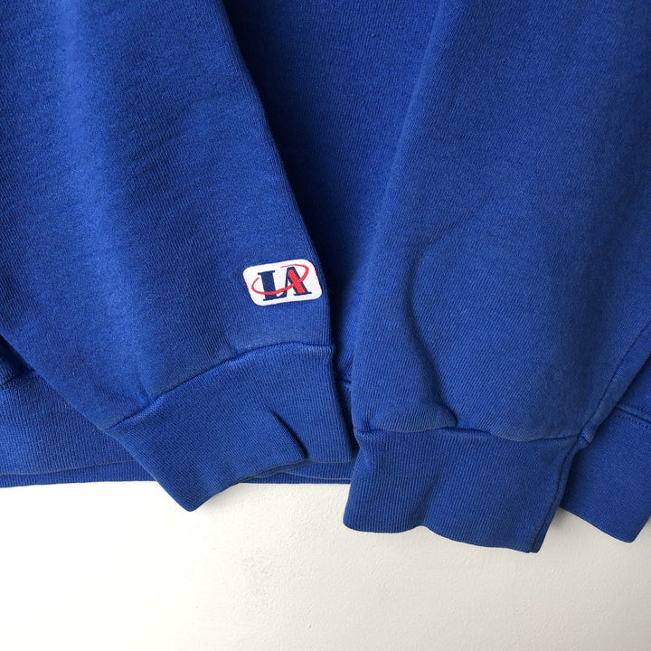 Vintage 90'S NFL Denver Broncos Logo ATHLETIC Print Sweatshirt, Made in USA, Men's Size L cotton blue type Vintage Second Hand