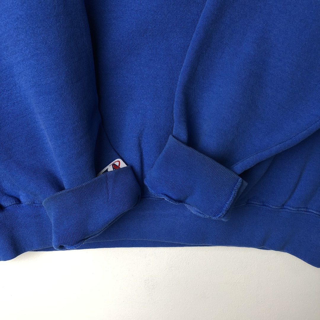 Vintage 90'S NFL Denver Broncos Logo ATHLETIC Print Sweatshirt, Made in USA, Men's Size L cotton blue type Vintage Second Hand