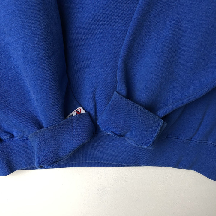 Vintage 90'S NFL Denver Broncos Logo ATHLETIC Print Sweatshirt, Made in USA, Men's Size L cotton blue type Vintage Second Hand