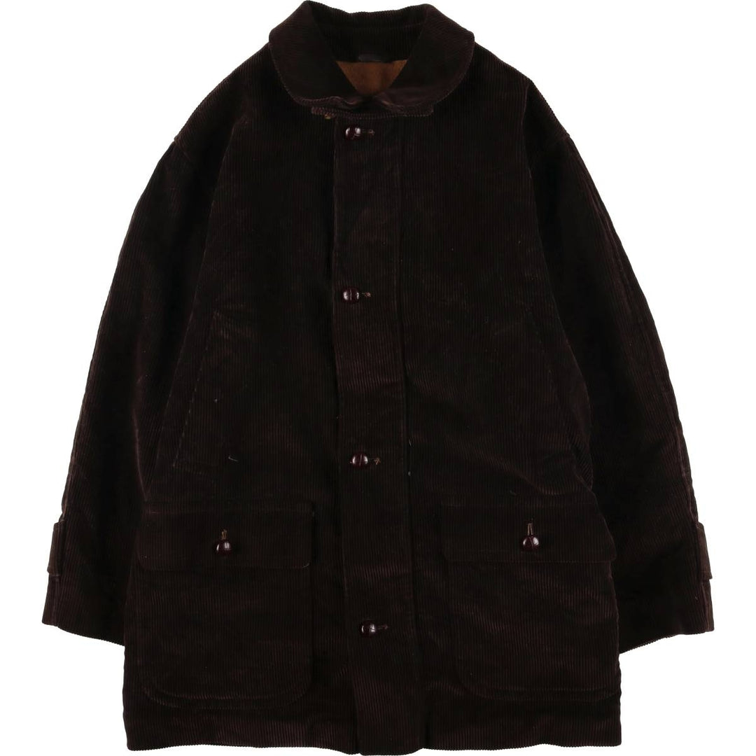 Vintage GRENFELL corduroy hunting jacket, made in England, size M, men's unclear brown type Vintage Second Hand