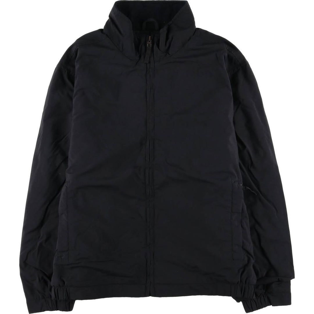 Eddie Bauer padded puffer jacket, men's size M Nylon black type Vintage Second Hand