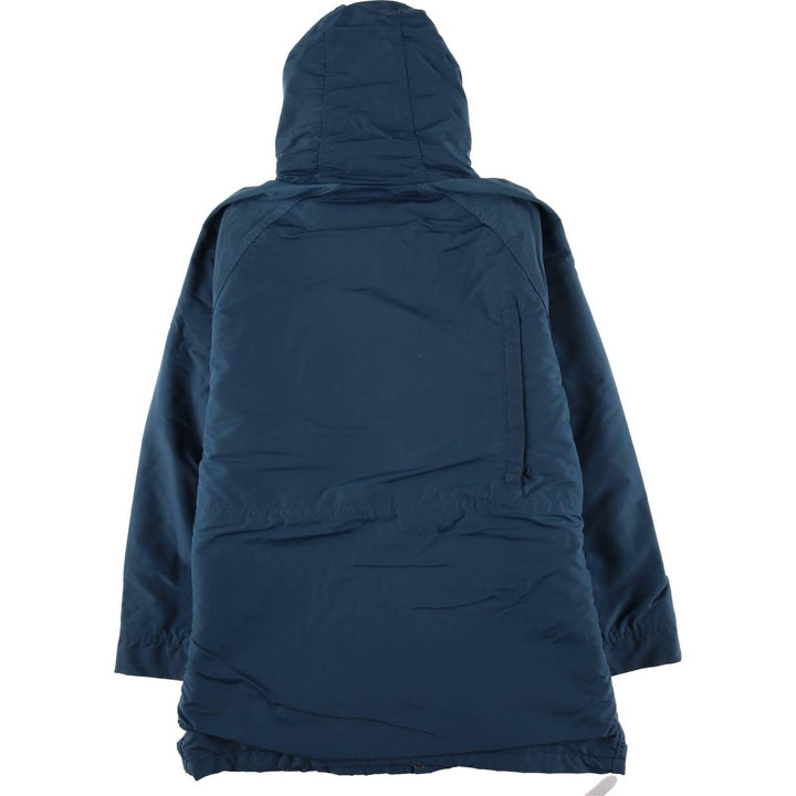 1980'S LLBean Baxter State Parka Mountain Parka Shell Jacket Made in USA Men's Size L Nylon navy blue type Vintage Second Hand