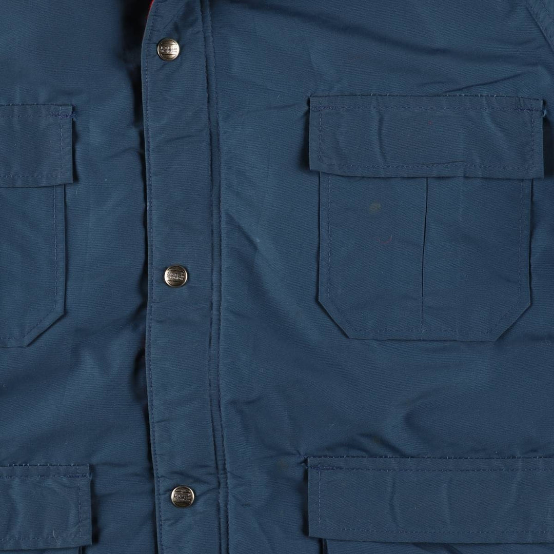 1980'S LLBean Baxter State Parka Mountain Parka Shell Jacket Made in USA Men's Size L Nylon navy blue type Vintage Second Hand