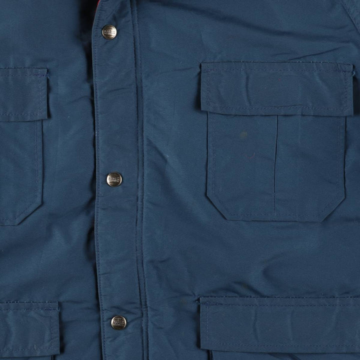 1980'S LLBean Baxter State Parka Mountain Parka Shell Jacket Made in USA Men's Size L Nylon navy blue type Vintage Second Hand