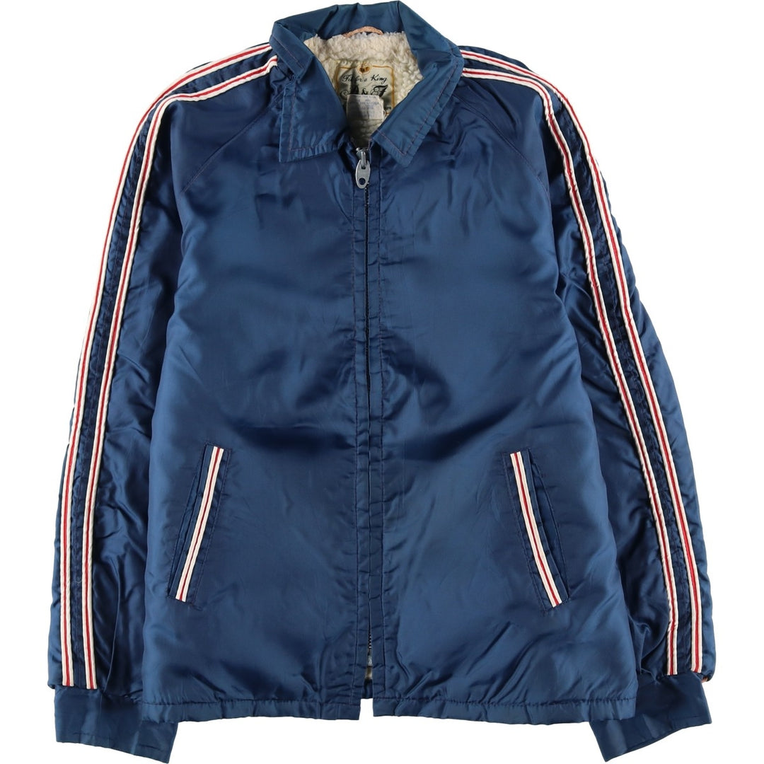 Vintage 1970'S B and F Sportswear padded puffer jacket, men's size XL Nylon blue type Vintage Second Hand