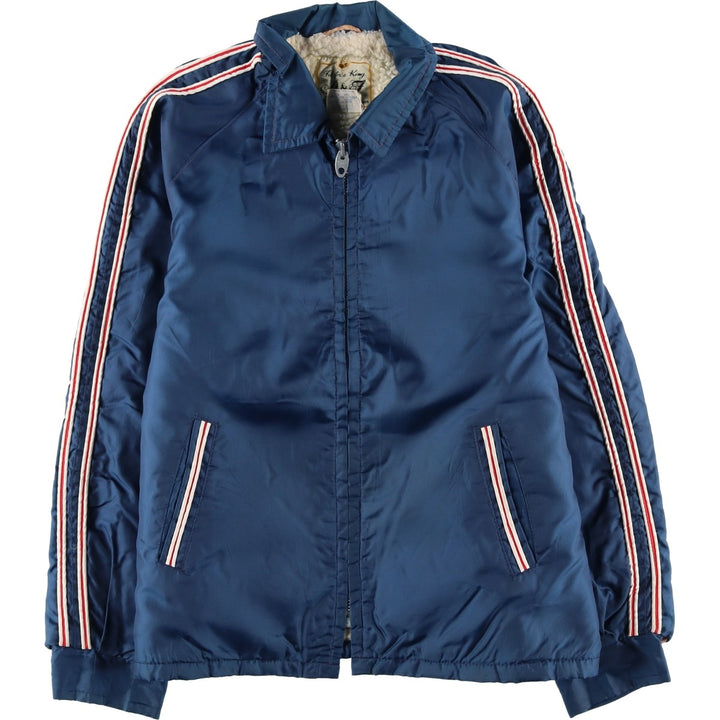 Vintage 1970'S B and F Sportswear padded puffer jacket, men's size XL Nylon blue type Vintage Second Hand