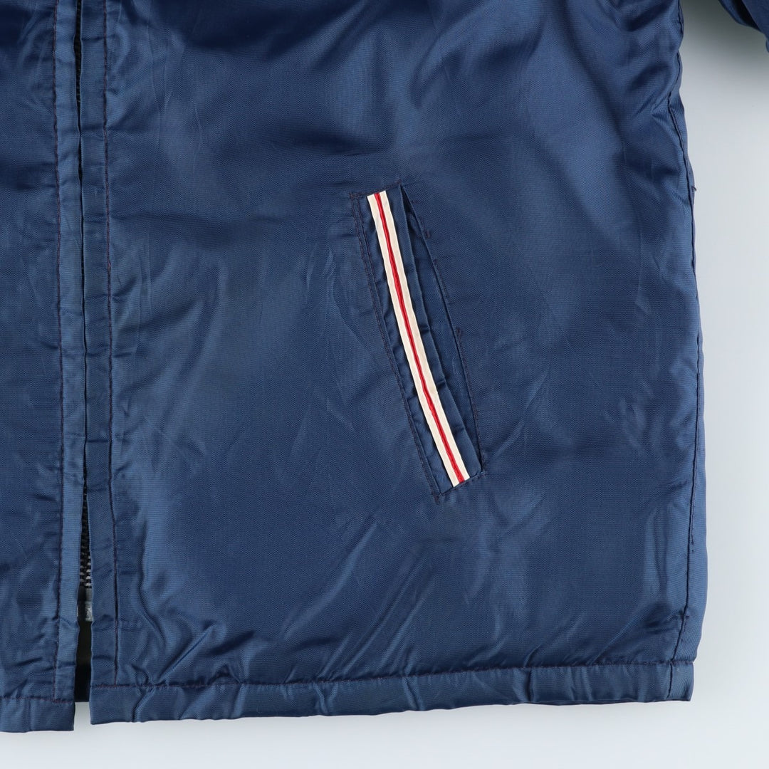 Vintage 1970'S B and F Sportswear padded puffer jacket, men's size XL Nylon blue type Vintage Second Hand