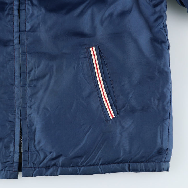 Vintage 1970'S B and F Sportswear padded puffer jacket, men's size XL Nylon blue type Vintage Second Hand
