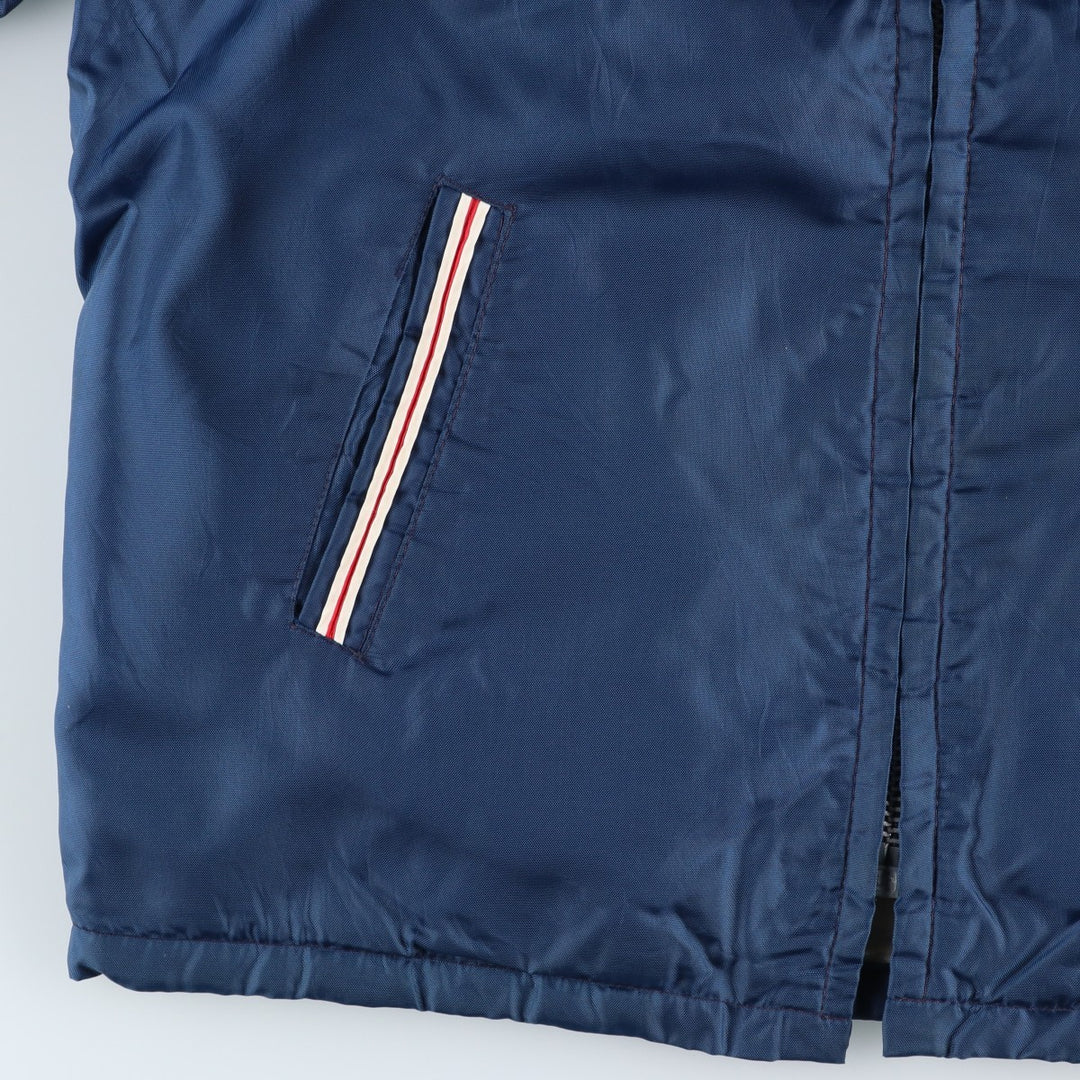 Vintage 1970'S B and F Sportswear padded puffer jacket, men's size XL Nylon blue type Vintage Second Hand
