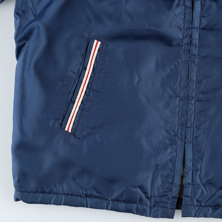 Vintage 1970'S B and F Sportswear padded puffer jacket, men's size XL Nylon blue type Vintage Second Hand