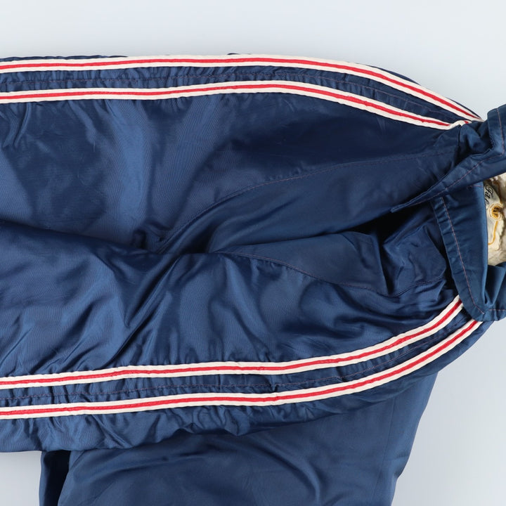 Vintage 1970'S B and F Sportswear padded puffer jacket, men's size XL Nylon blue type Vintage Second Hand