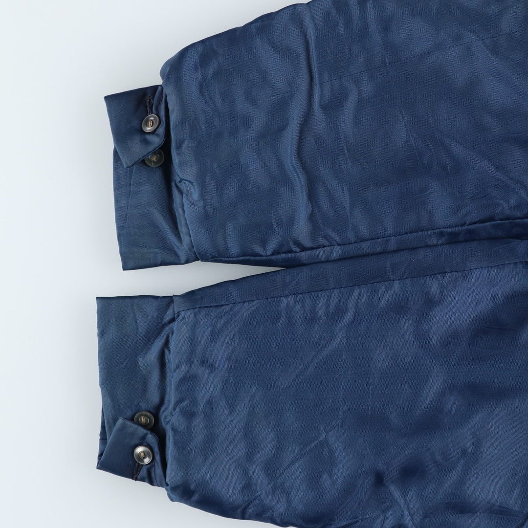 Vintage 1970'S B and F Sportswear padded puffer jacket, men's size XL Nylon blue type Vintage Second Hand