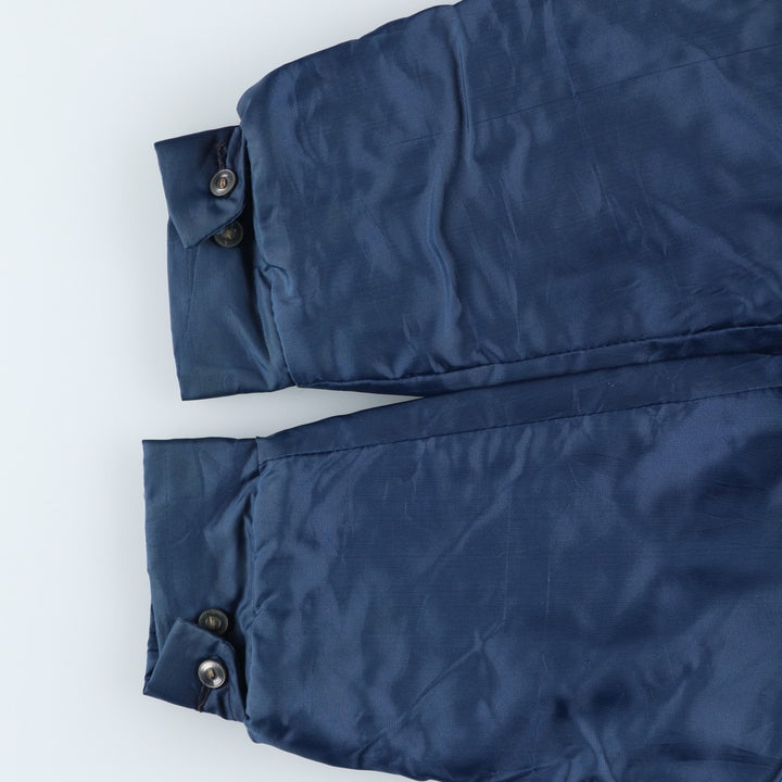 Vintage 1970'S B and F Sportswear padded puffer jacket, men's size XL Nylon blue type Vintage Second Hand